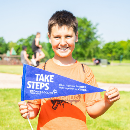 Take Steps participant