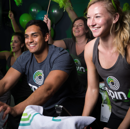 Pedal with purpose at a spin4 crohn's & colitis cures event