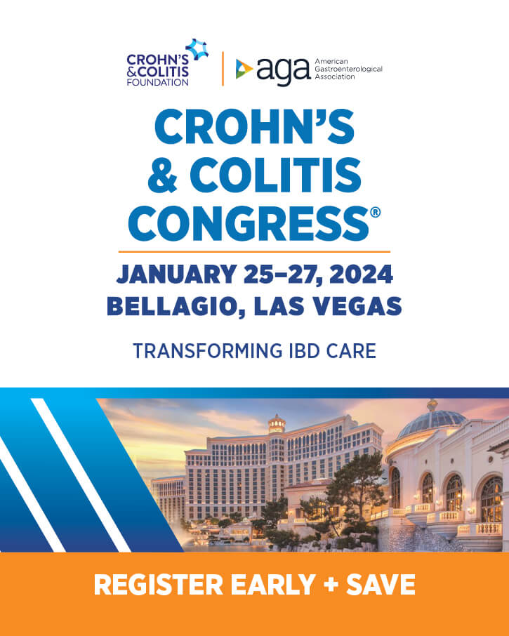 Crohn's & Colitis Congress -  January 25-27, 2024, at the Bellagio in Las Vegas