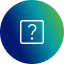 Icon of a square with a question mark