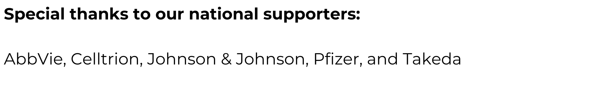 Supporters