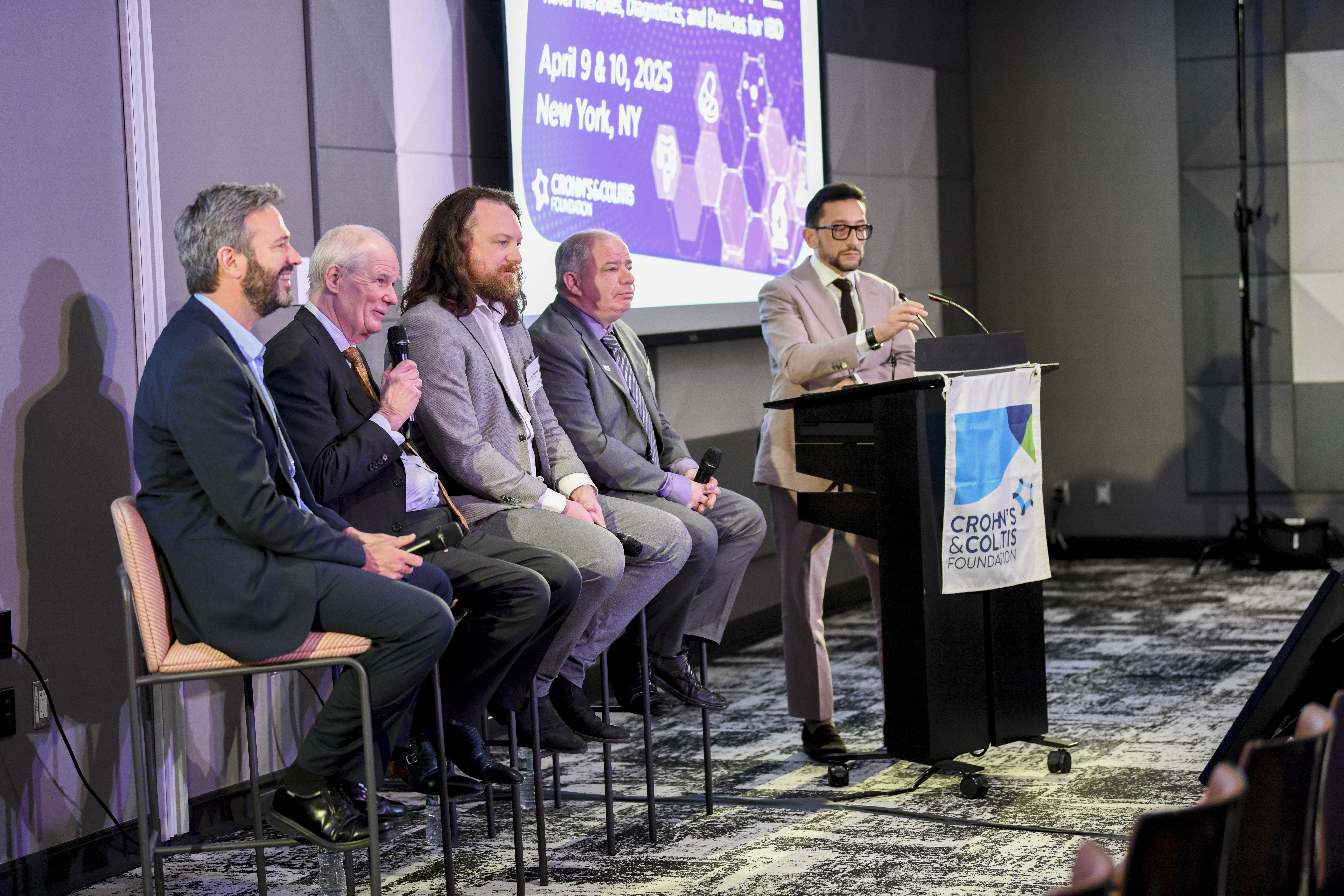 Andres Lorenzo Hurtado addresses crowd at conference