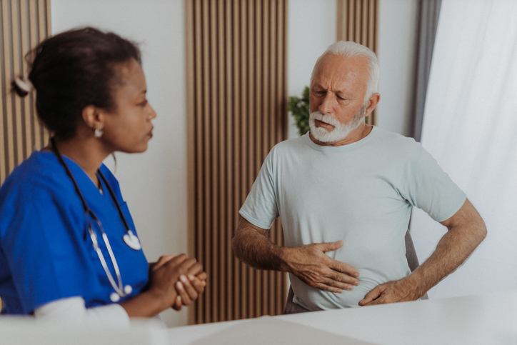 Doctor and patient discussing short bowel syndrome 