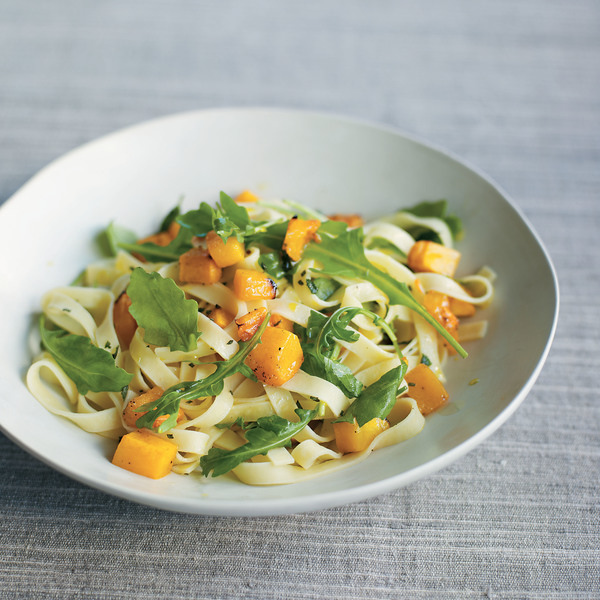 tagliatelle with pumpkin and sage