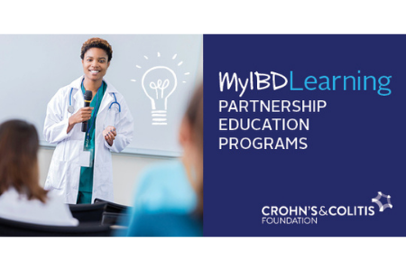 MyIBD Learning - partnership education programs flier