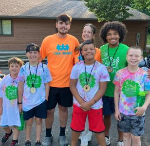 Campers and counselors