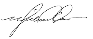 Michael Osso, President & CEO - signature