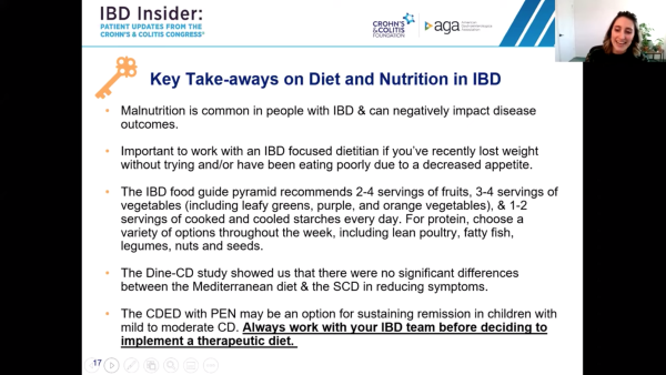 IBD Insider Diet Key Takeaways part 1