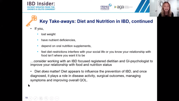 IBD Insider Diet Key Takeaways part 2