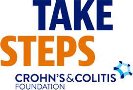 Take Steps Logo (text in blue and orange)