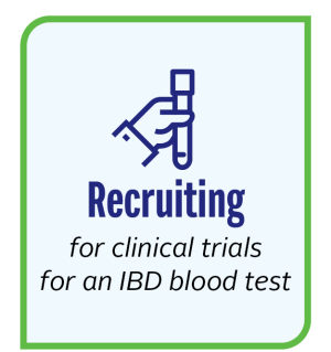 Recruiting for clinical trials for an IBD blood test